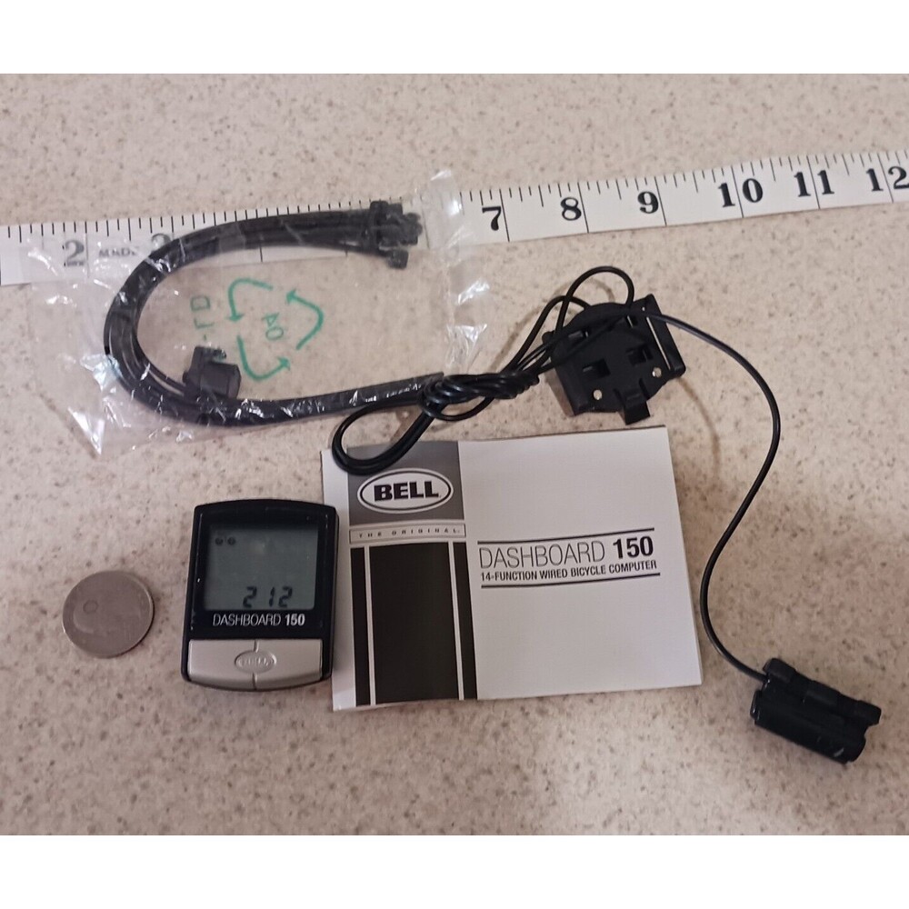 Bell Dashboard 150 Bicycle Computer Speedometer Trip Timer 14 Functions